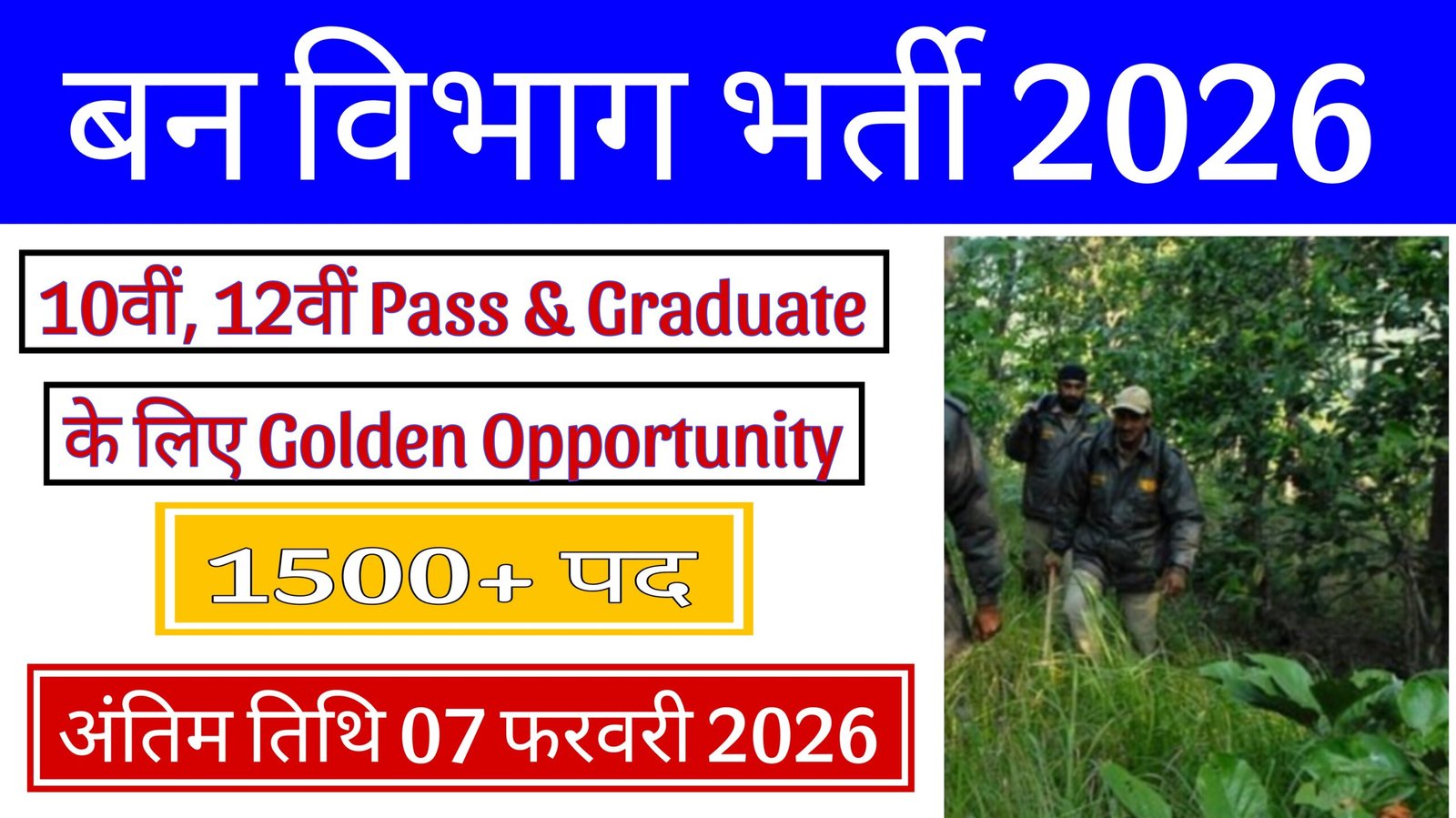 Forest Department Bharti 2026 notification