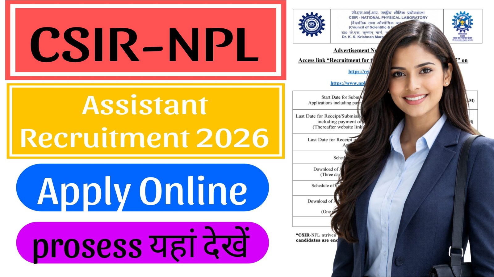 Read more about the article CSIR NPL Technical Assistant Recruitment 2026 Apply Online for 18 Posts